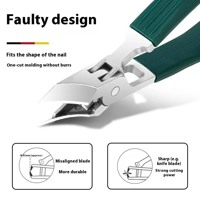 NailSharp™ - Professional Slanted Nail Clippers for Precise and Comfortable Nail Care - Kolazi