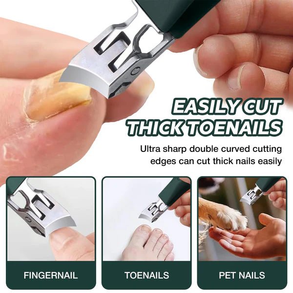 NailSharp™ - Professional Slanted Nail Clippers for Precise and Comfortable Nail Care - Kolazi