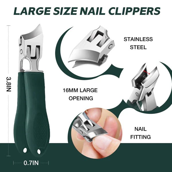 NailSharp™ - Professional Slanted Nail Clippers for Precise and Comfortable Nail Care - Kolazi