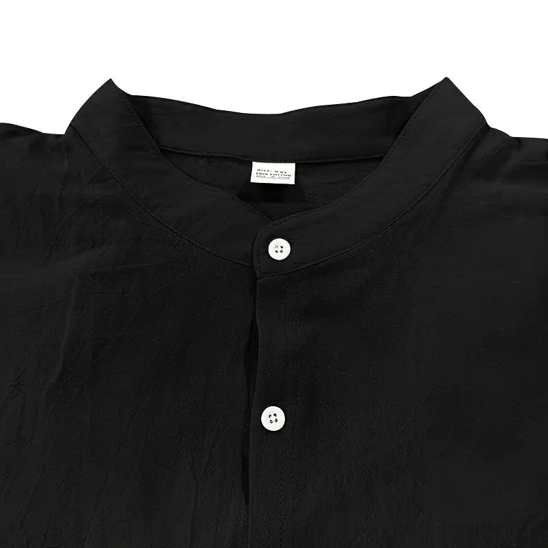 [BUY 1 GET 1 FREE] Santorini Premium Men’s Linen Shirts + FREE Exclusive Watch Gift - Kolazi